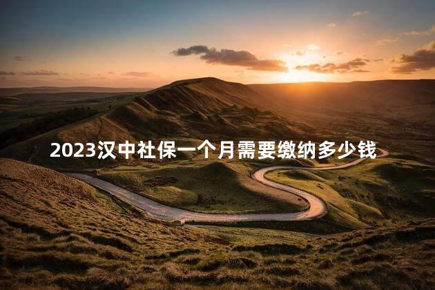 2023汉中社保一个月需要缴纳多少钱费用 汉中社保能在西安用吗